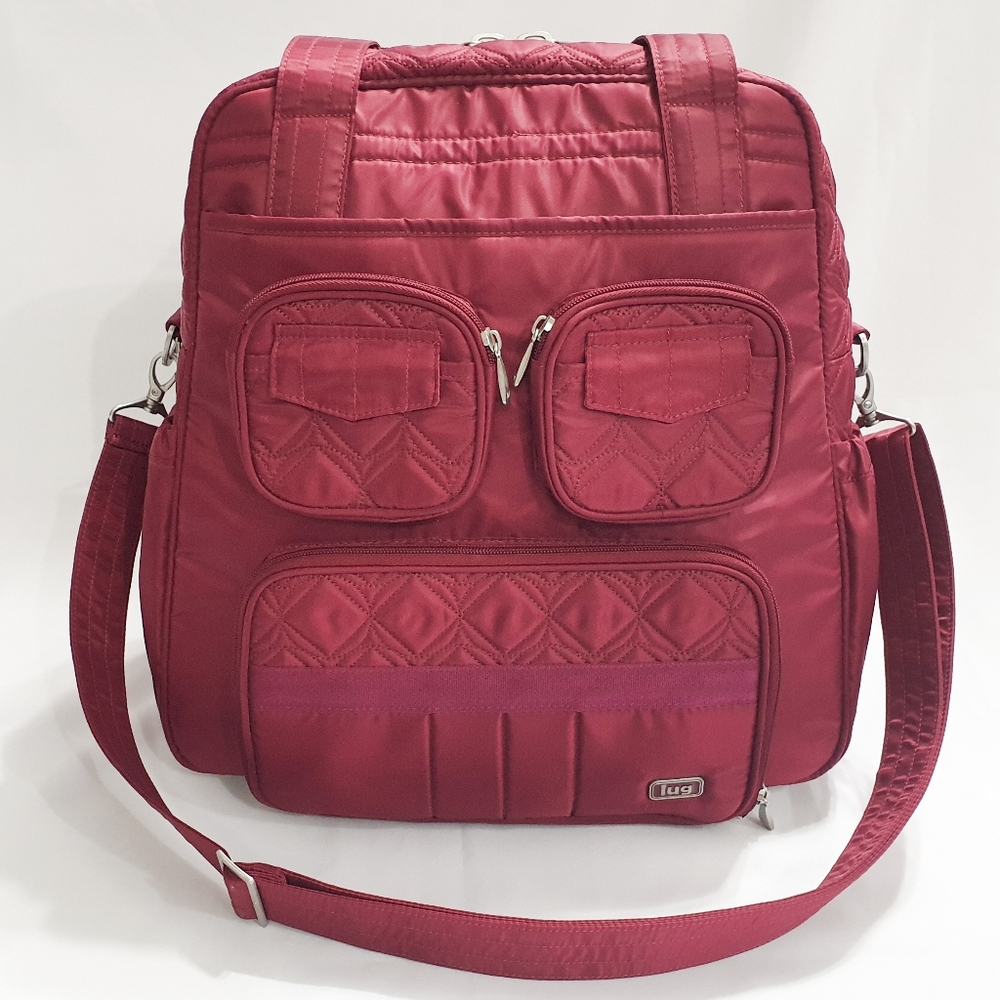 Lug Signature Puddle Jumper Deluxe Cranberry Red